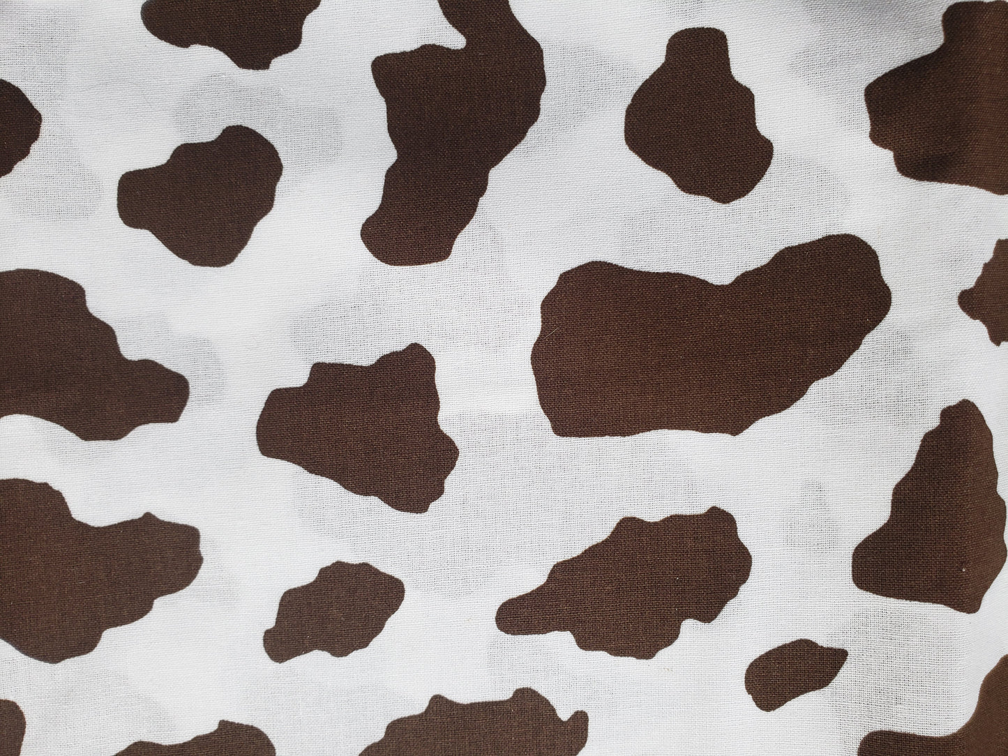 Clip on Dog Bandana With Buckle Pet Cat Bandanna Scarf Brown & White Cow Hide Handmade to Order