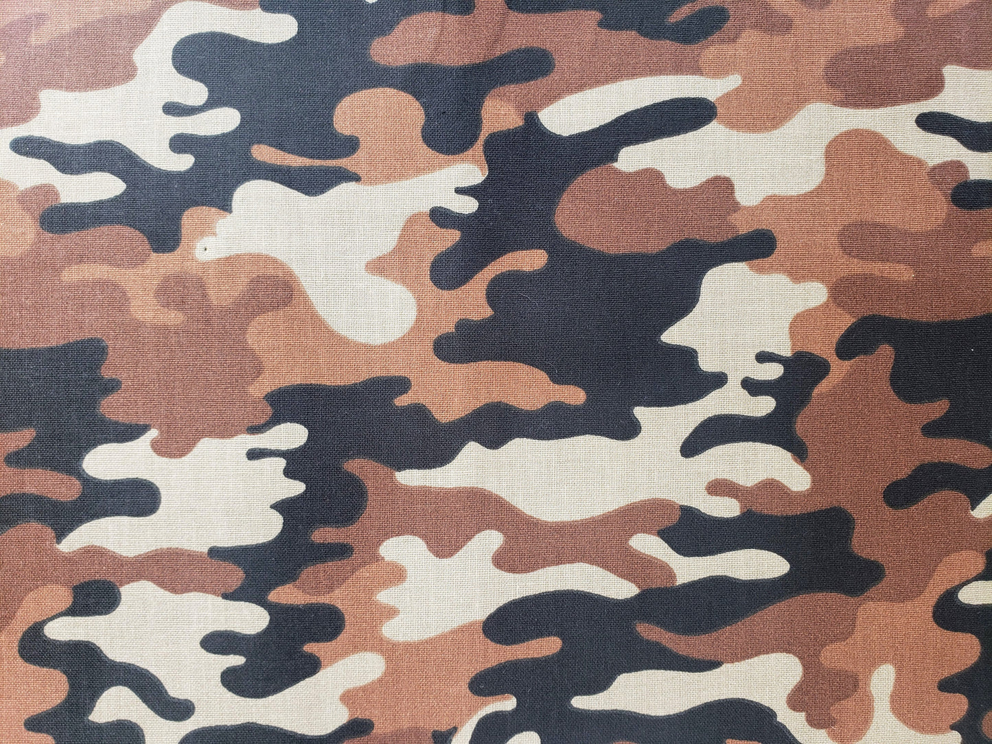 Clip on Dog Bandana With Buckle Pet Cat Bandanna Scarf Brown Tan Desert Camo Print Handmade to Order