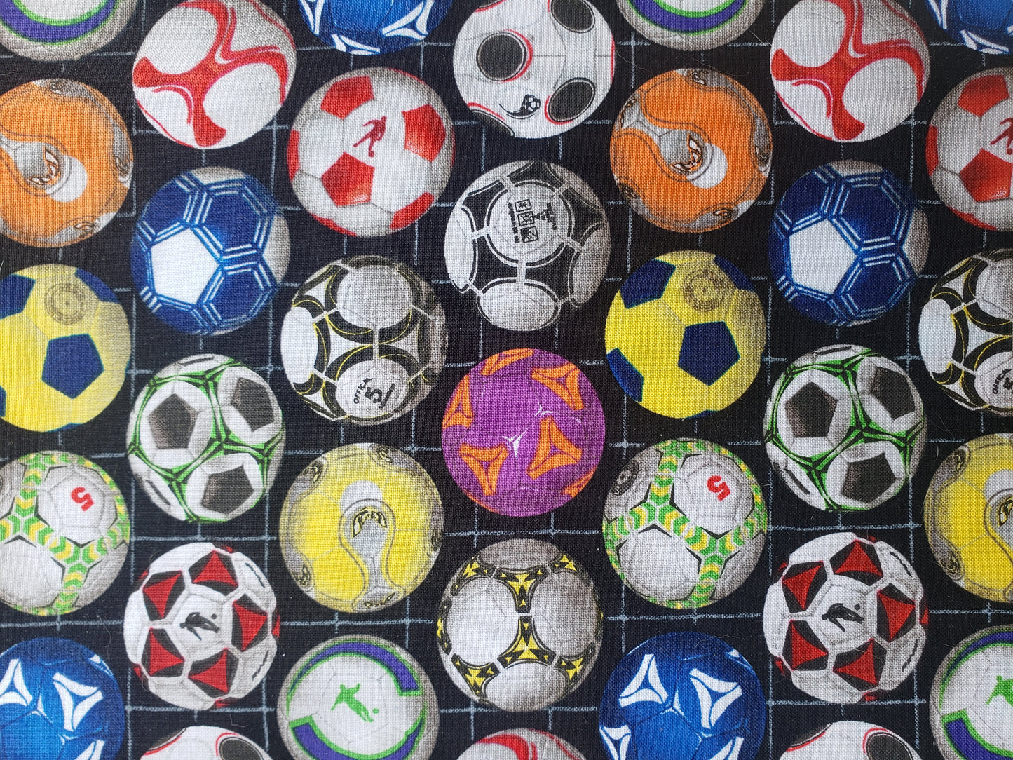 Clip on Dog Bandana With Buckle Pet Cat Bandanna Scarf Soccer Balls Handmade to Order