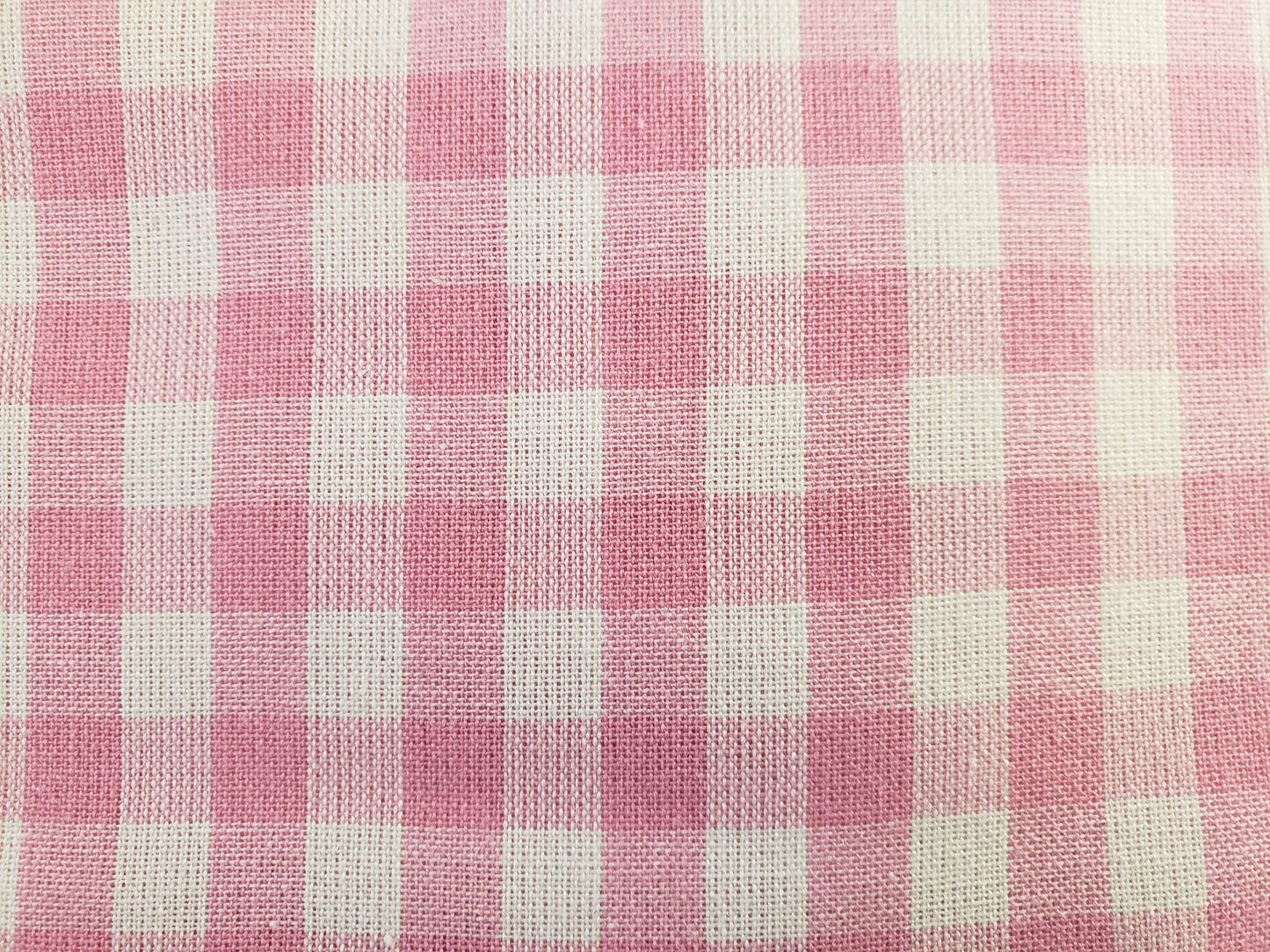 Clip on Dog Bandana With Buckle Pet Cat Bandanna Baby Pink Quarter Inch Gingham Plaid Handmade to Order