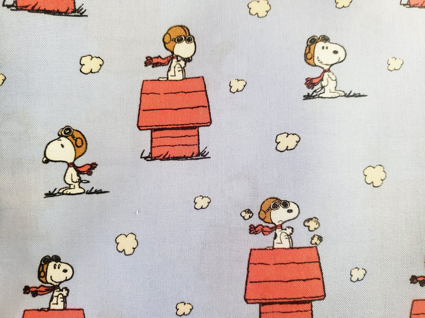 Clip on Dog Bandana With Buckle Pet Cat Bandanna Snoopy Dog House Red Baron Peanuts Handmade to Order