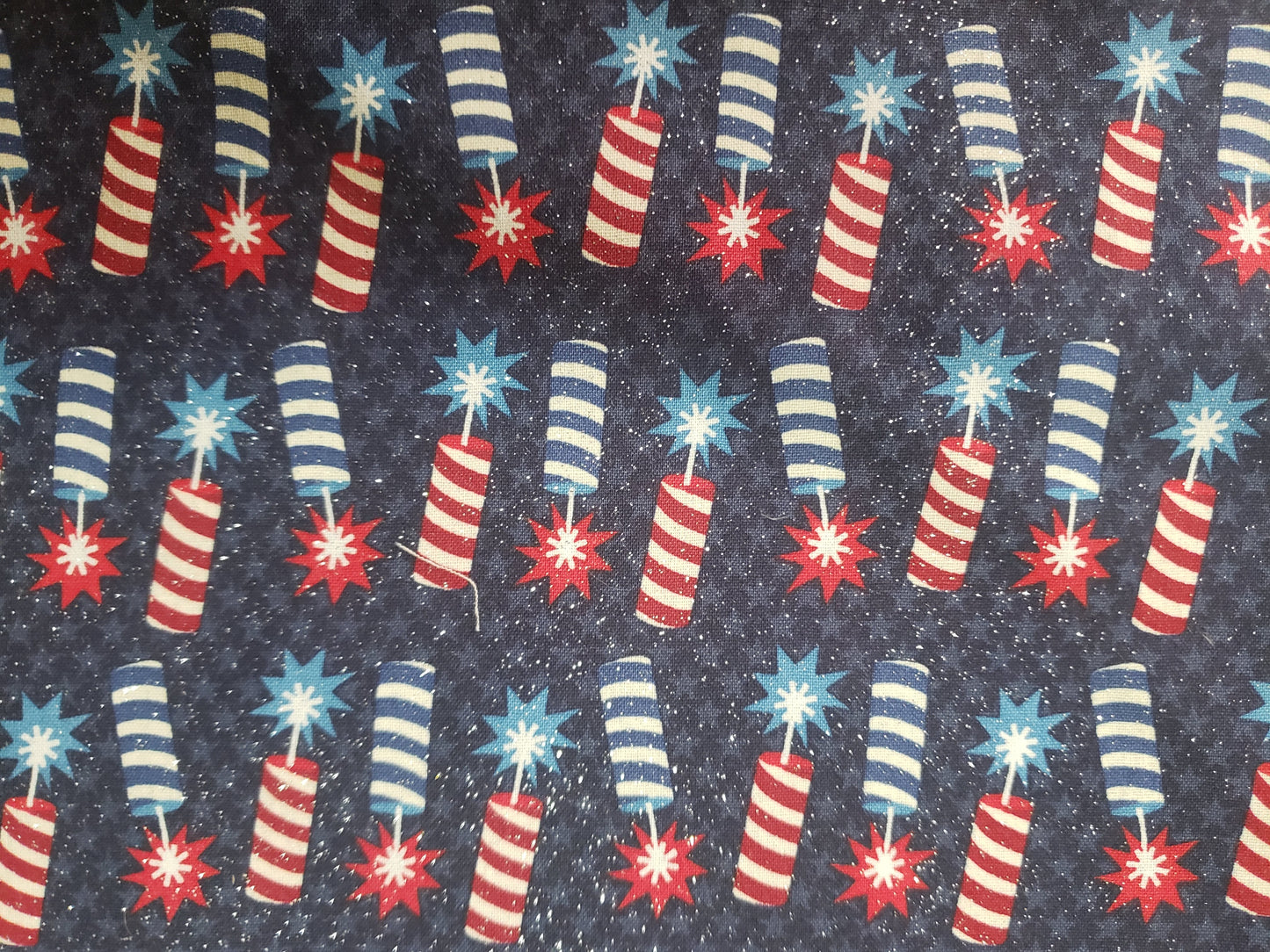 Firecrackers Fireworks Patriotic Independence Day 4th of July American USA Americana Clip on Dog Bandana With Buckle Pet Cat Bandanna Handmade to Order