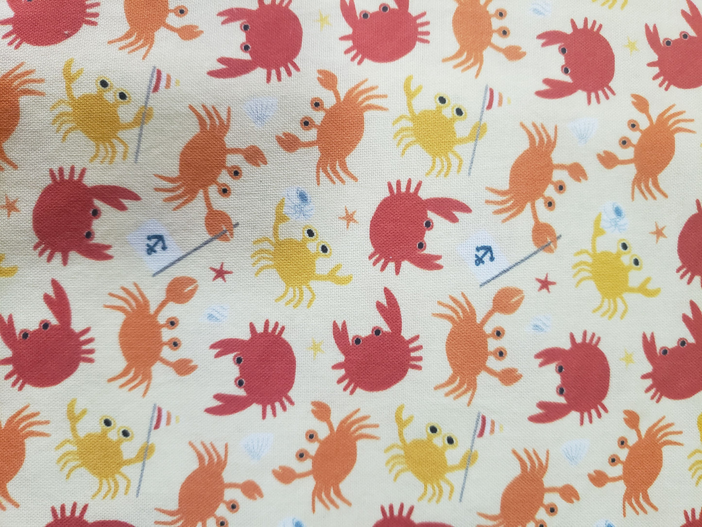 Clip on Dog Bandana With Buckle Pet Cat Bandanna Crabs Crab Ocean Beach Tropical Handmade to Order