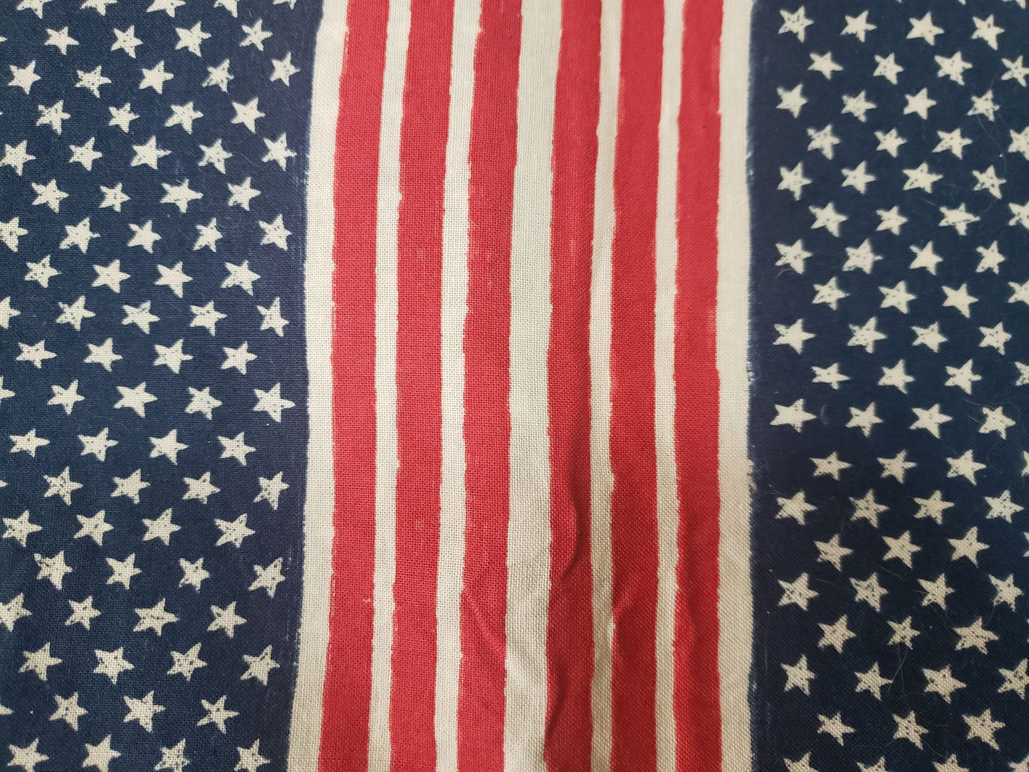 Stars & Stripes American Red White Blue Flag Patriotic USA Americana Clip on Dog Bandana With Buckle Pet Cat Bandanna Handmade to Order