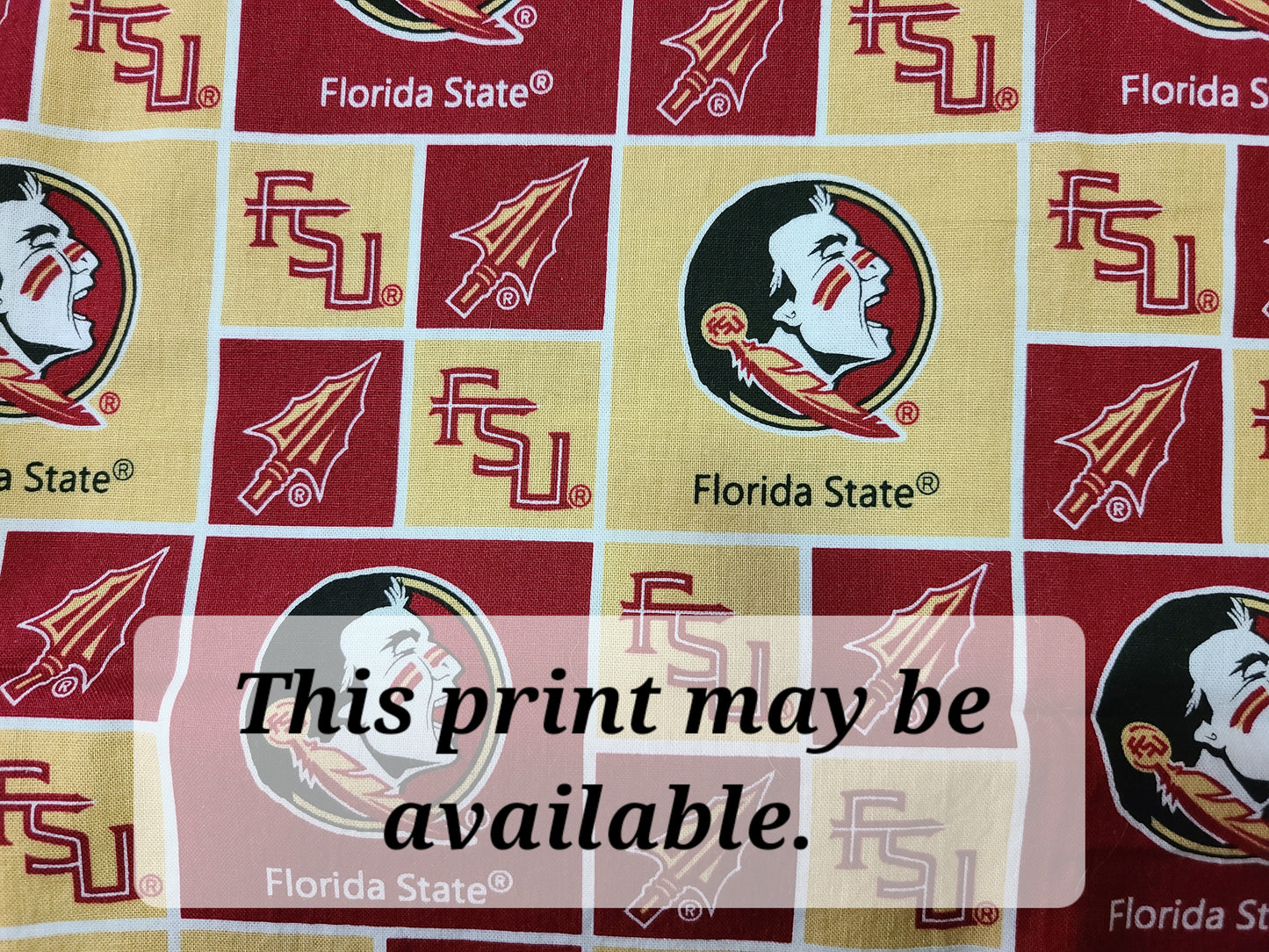 Florida State University FSU Seminoles Clip on Dog Bandana With Buckle Pet Cat Bandanna Scarf ncaa Handmade to Order