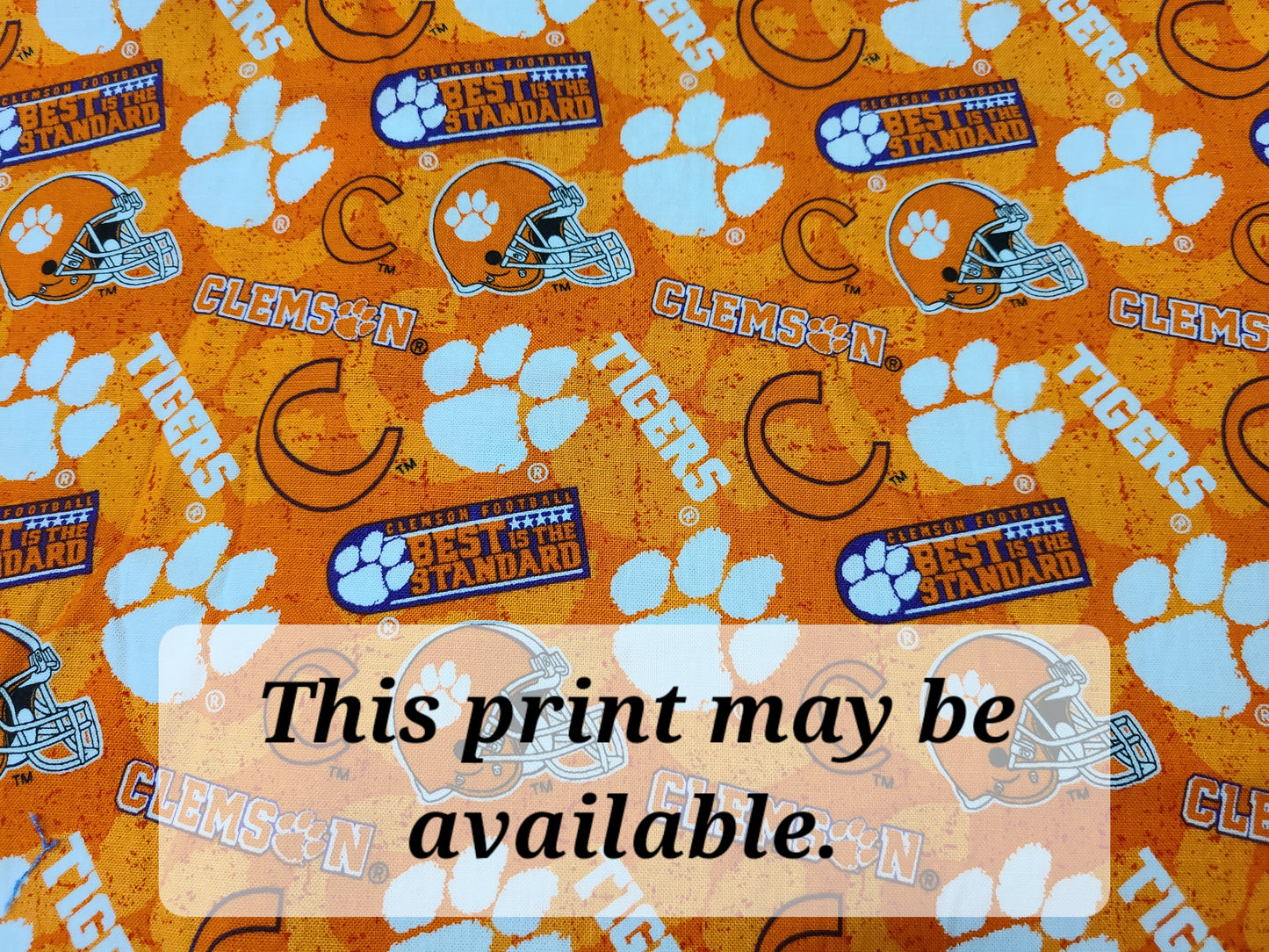 CLEMSON University Tigers Clip on Dog Bandana With Buckle Pet Cat Bandanna Scarf ncaa Handmade to Order