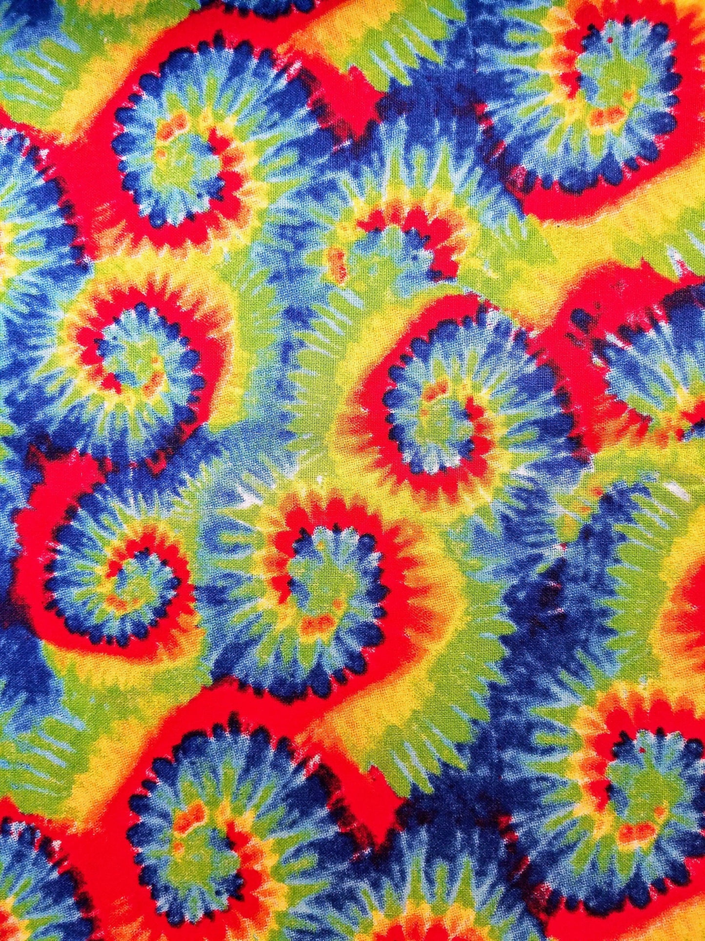 Clip on Dog Bandana With Buckle Pet Cat Bandanna Scarf Tie Dye Rainbow Colorful Summer Print Handmade to Order