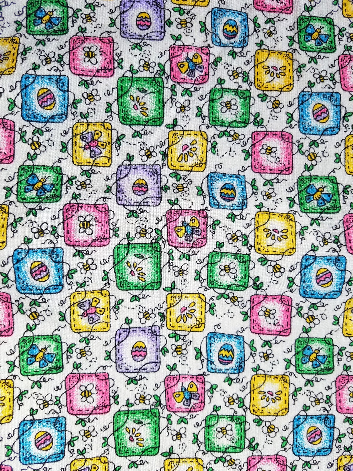 Clip on Dog Bandana With Buckle Pet Cat Bandanna Scarf Easter Eggs Floral Flowers Bees Spring Handmade