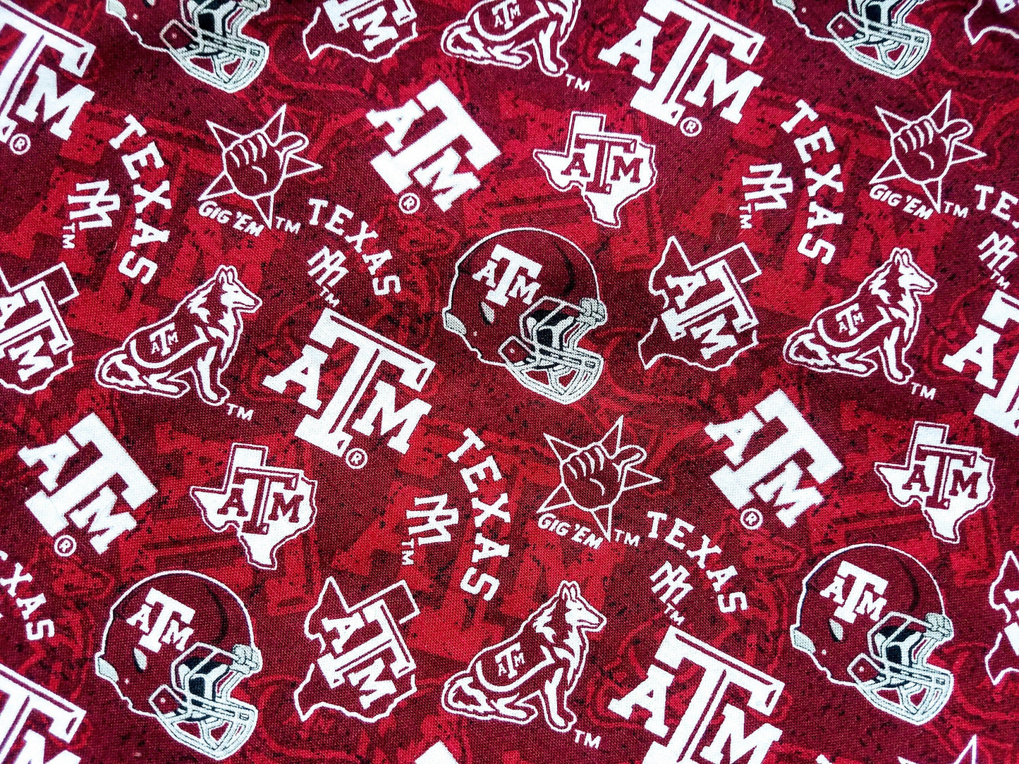 Texas A&M University Aggies Clip on Dog Bandana With Buckle Pet Cat Bandanna Scarf ncaa Handmade to Order