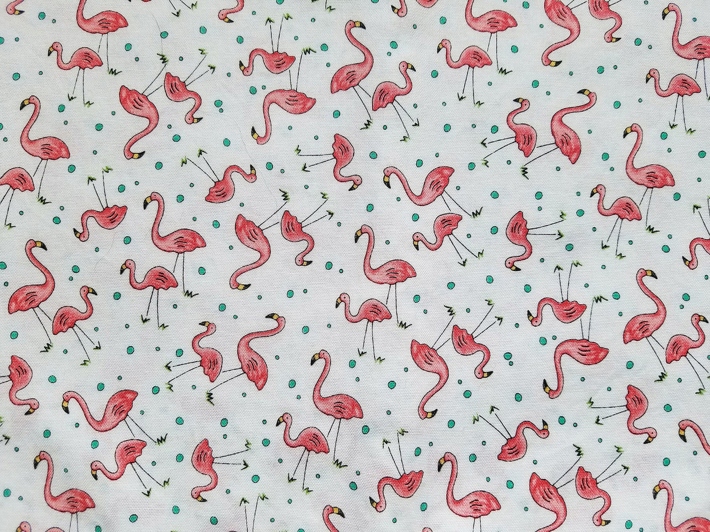 Clip on Dog Bandana With Buckle Pet Cat Bandanna Scarf Pink Flamingos Summer Print Handmade to Order