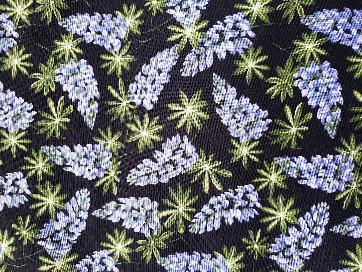 Clip on Dog Bandana With Buckle Pet Cat Bandanna Scarf TEXAS BLUEBONNETS Blue Lonestar State Pride Floral Handmade to Order