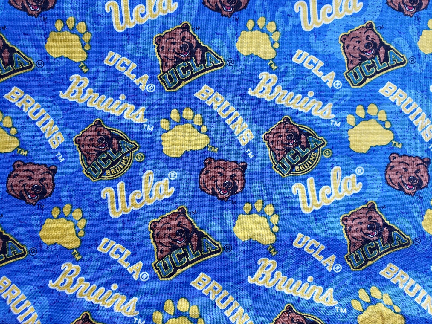 University of California Los Angeles UCLA Bruins toss Clip on Dog Bandana With Buckle Pet Cat Bandanna Scarf ncaa Handmade to Order