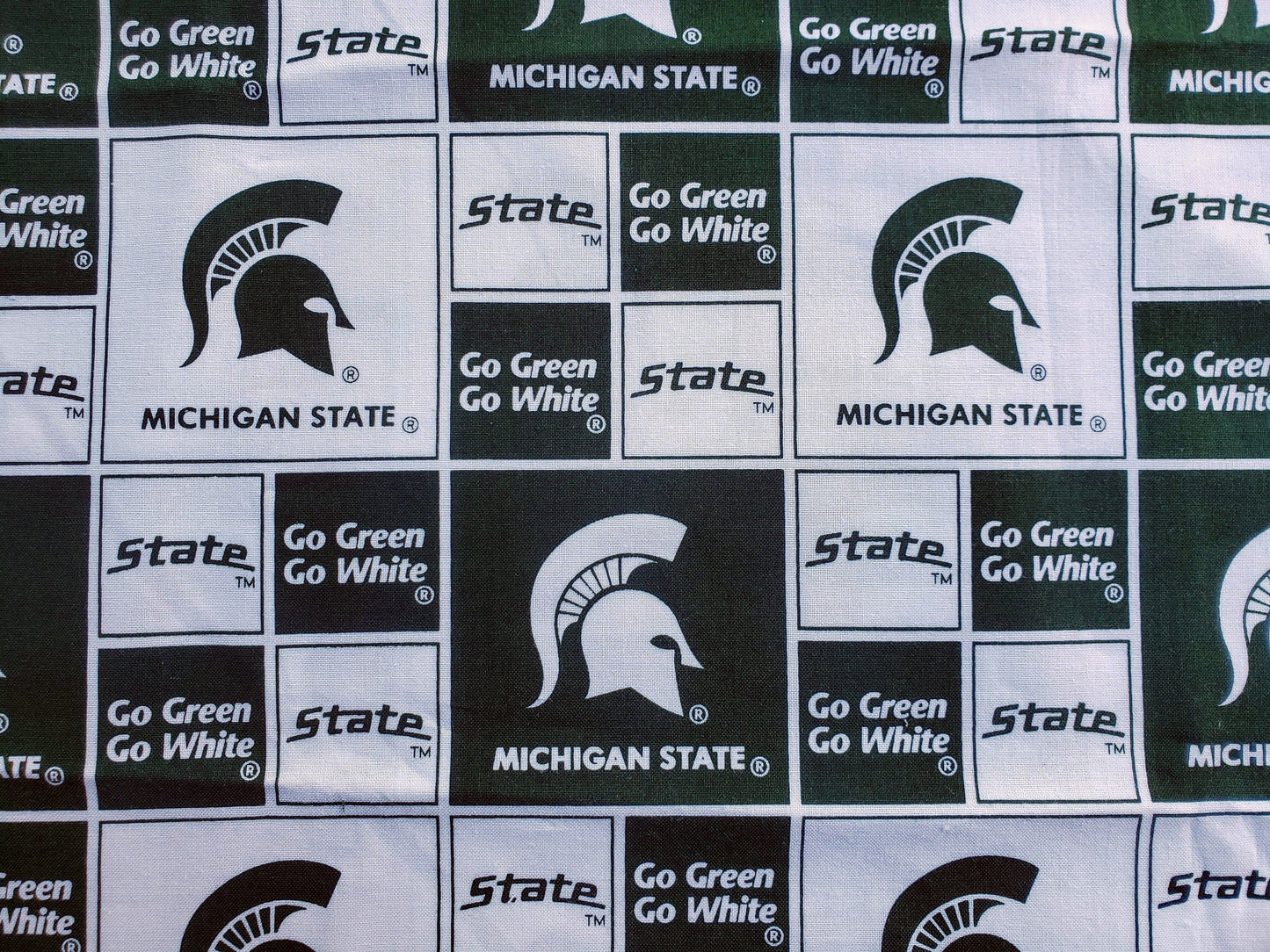 Clip on Dog Bandana With Buckle Pet Cat Bandanna Scarf University of Michigan State Spartans ncaa msu Handmade to Order