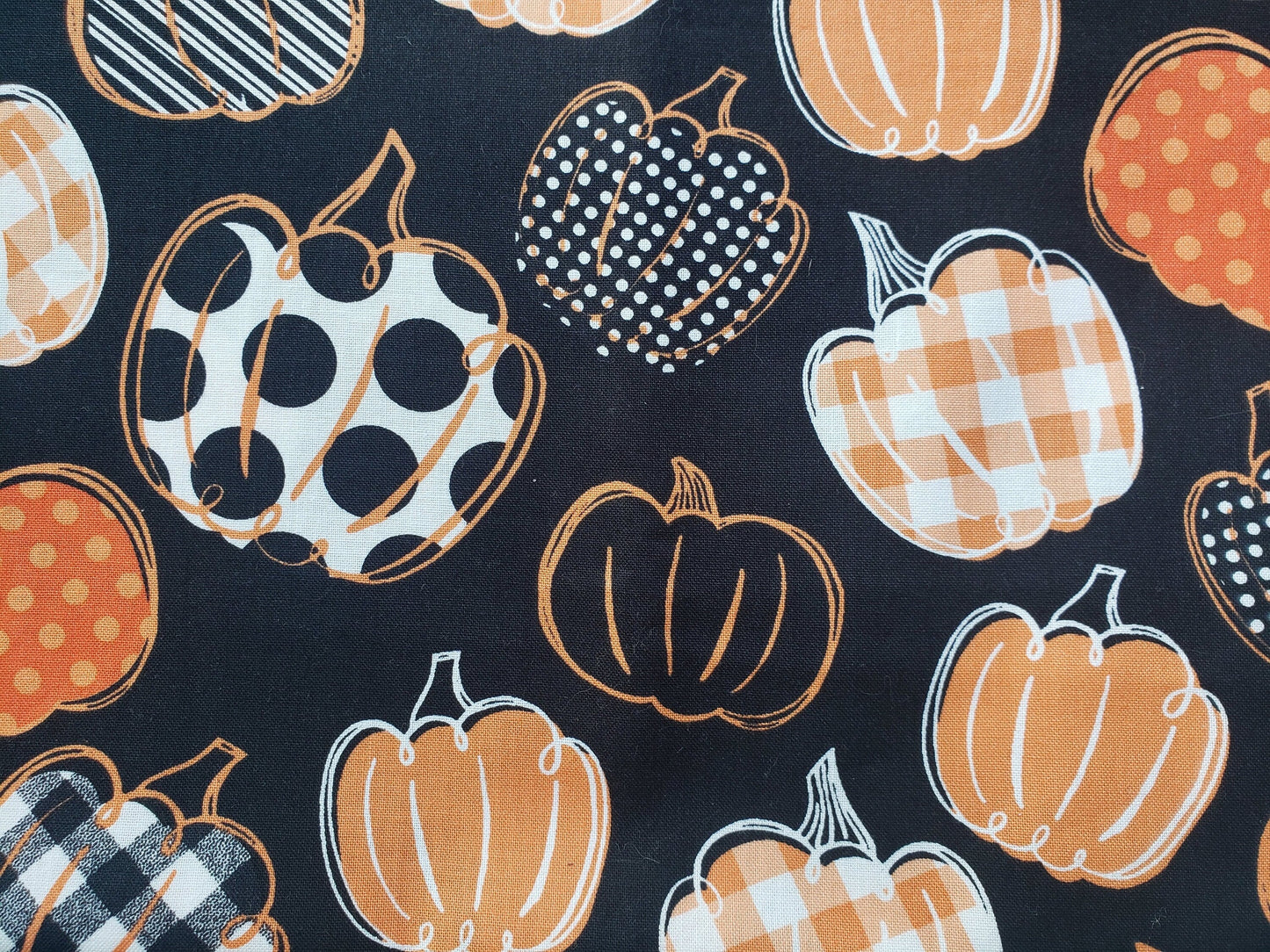 Clip on Dog Bandana With Buckle Pet Cat Bandanna Scarf Fall Black Pumpkins Sweater Weather Autumn Thanksgiving Handmade to Order