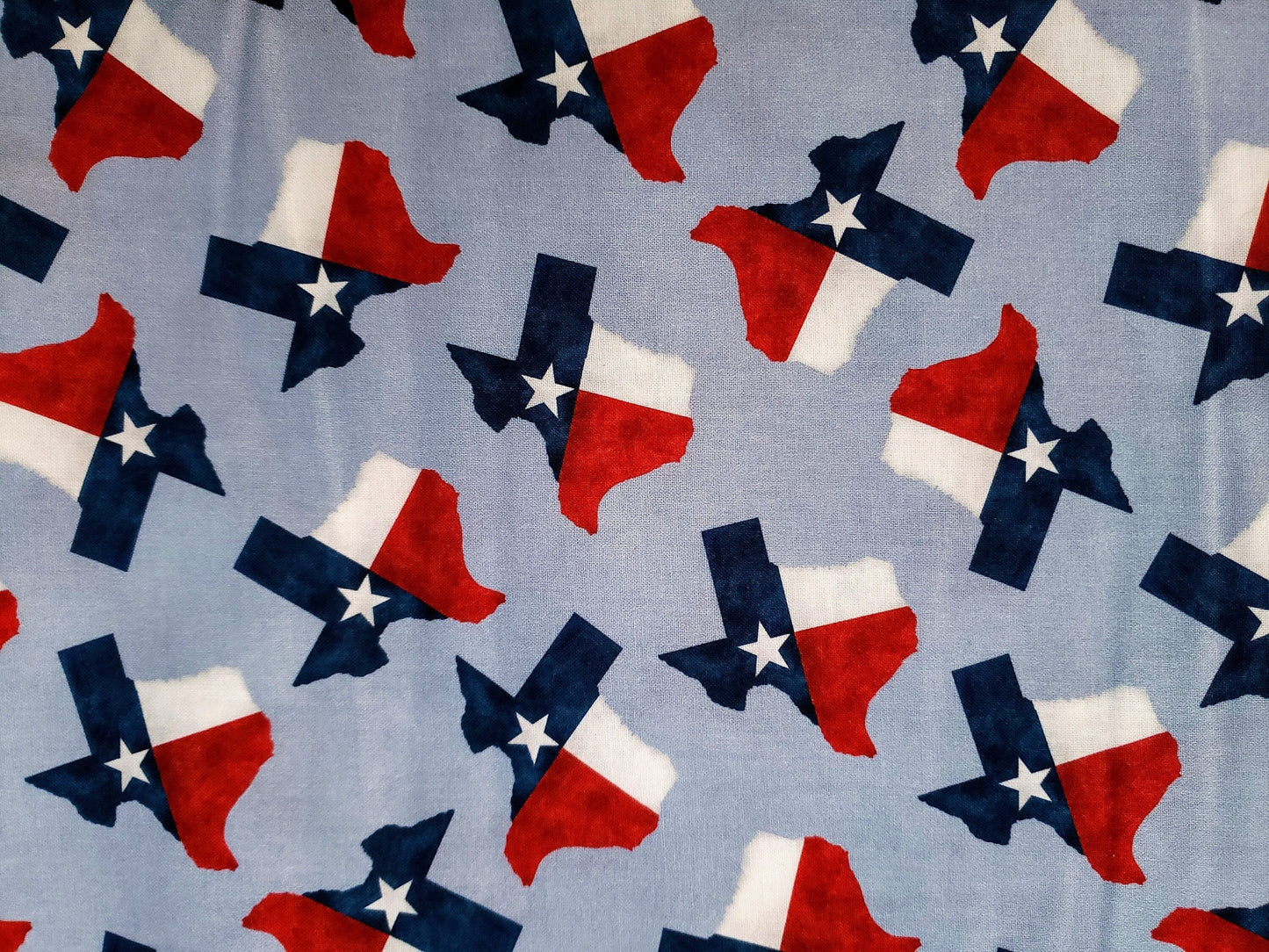 Clip on Dog Bandana With Buckle Pet Cat Bandanna Scarf TEXAS FLAG Lonestar State Pride Print Handmade to Order