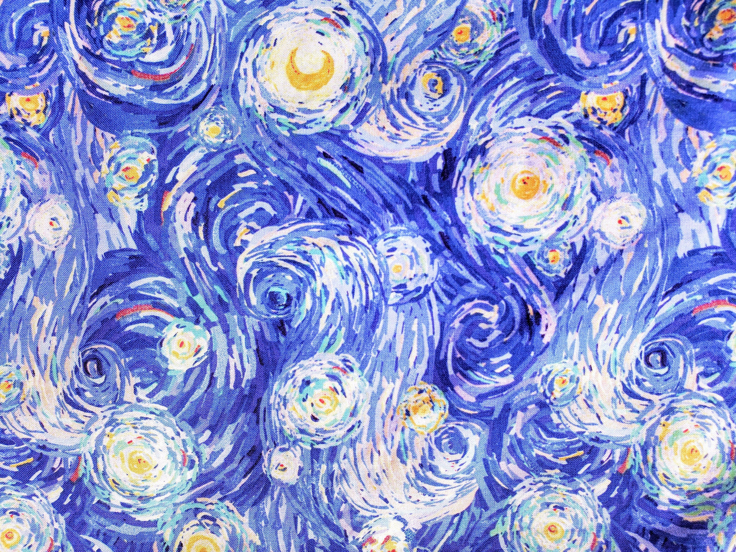 Clip on Dog Bandana With Buckle Pet Cat Bandanna Scarf Celestial Stars Starry Night Van Gogh Inspired Handmade to Order