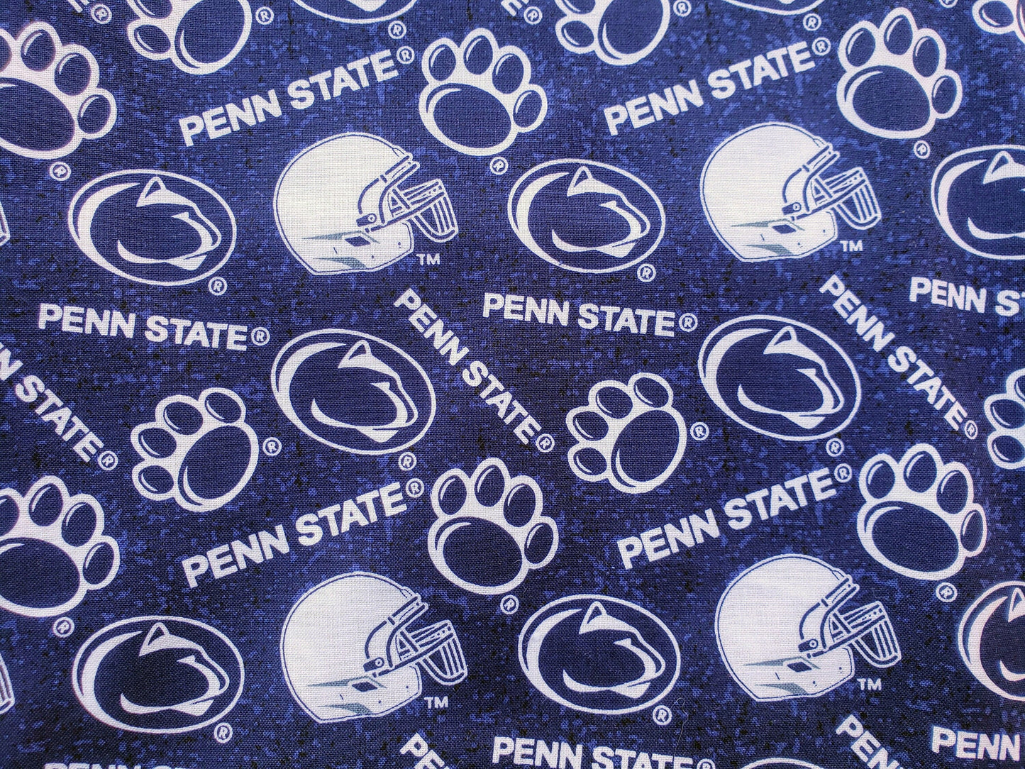 Clip on Dog Bandana With Buckle Pet Cat Bandanna Scarf University of PENN STATE Nittany LIONS ncaa psu Handmade to Order