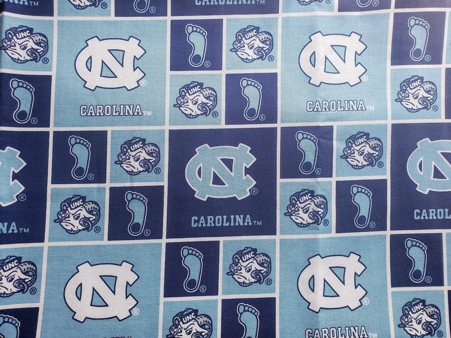 Clip on Dog Bandana With Buckle Pet Cat Bandanna Scarf University of NORTH CAROLINA TARHEELS ncaa unc Handmade to Order