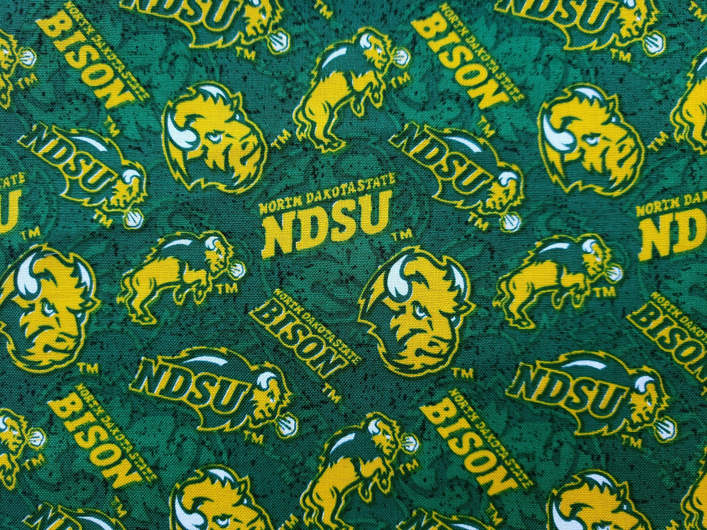 North Dakota STATE University NDSU BISON Clip on Dog Bandana With Buckle Pet Cat Bandanna Scarf ncaa Handmade to Order