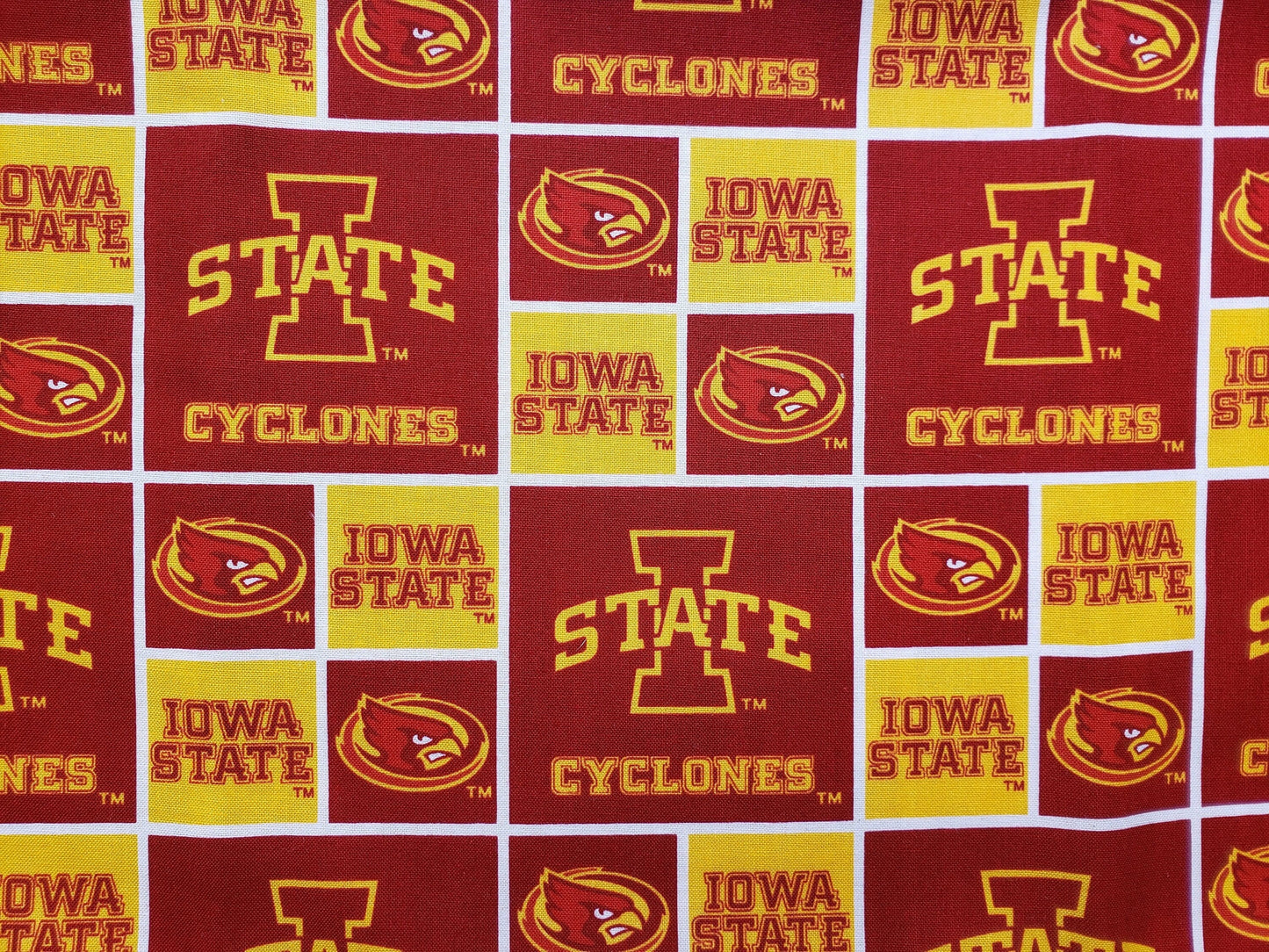 Clip on Dog Bandana With Buckle Pet Cat Bandanna Scarf IOWA STATE University CYCLONES ncaa isu Handmade to Order