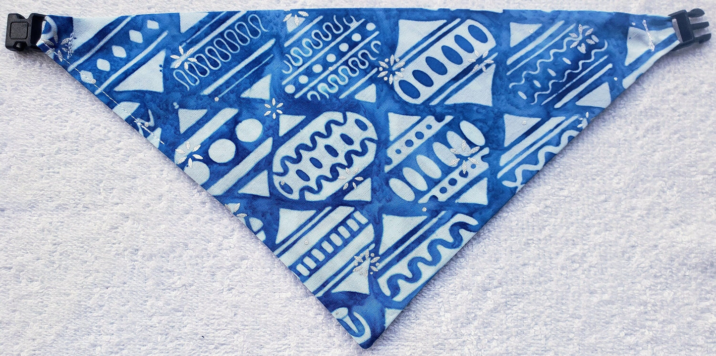 Christmas Ornaments Winter Holiday Clip on Dog Bandana With Buckle Pet Cat Bandanna Handmade to Order