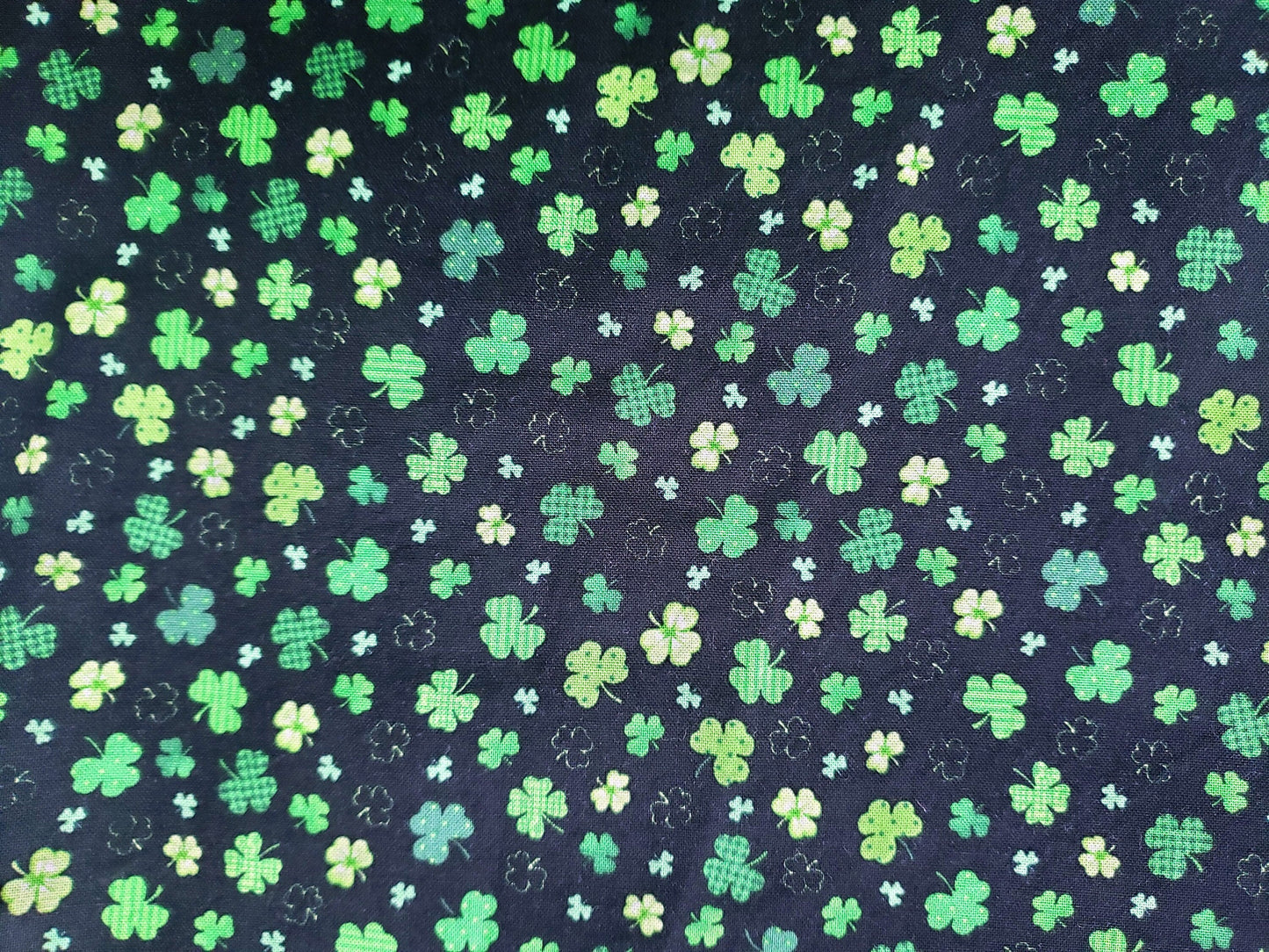 Lucky Shamrocks St. Patrick's Day Clip on Dog Bandana With Buckle Pet Cat Bandanna Handmade to Order