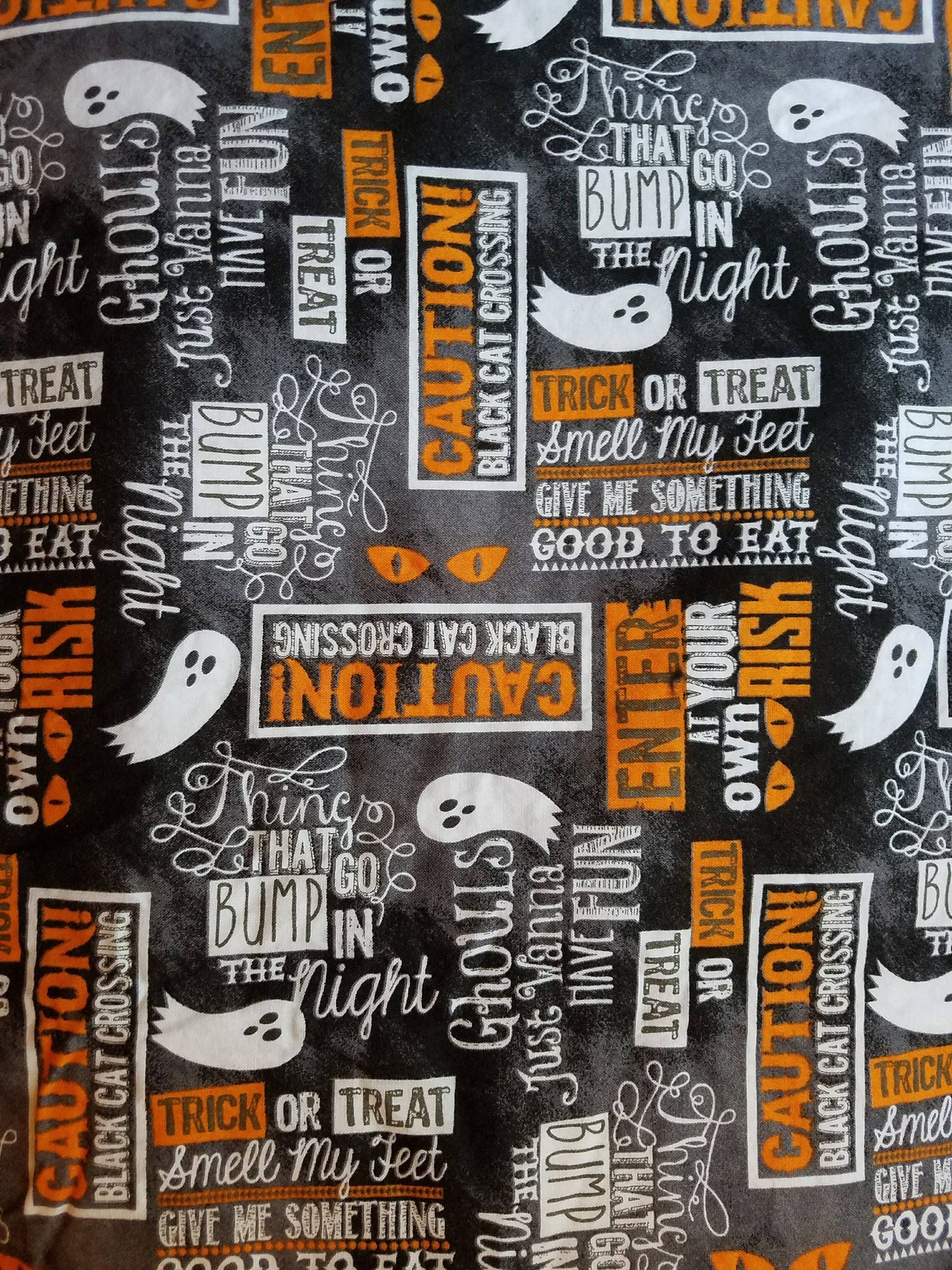 Halloween Ghosts Spooky Clip on Dog Bandana With Buckle Pet Cat Bandanna Handmade to Order
