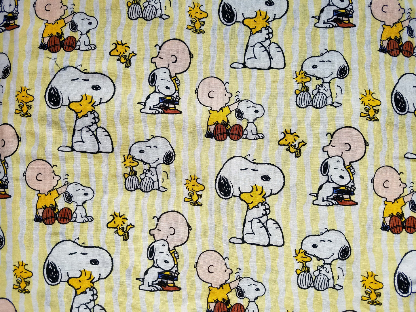Clip on Dog Bandana With Buckle Pet Cat Bandanna Scarf Snoopy Woodstock Yellow Handmade to Order