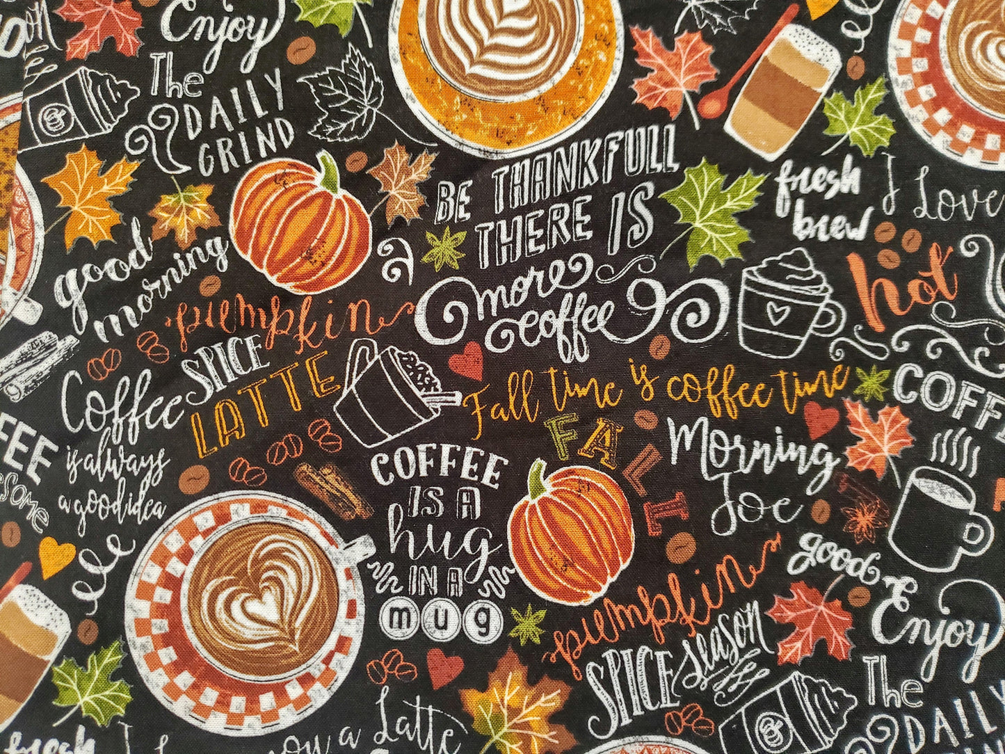 Clip on Dog Bandana With Buckle Pet Cat Bandanna Scarf Fall Black Coffee Sweater Weather Autumn Thanksgiving Handmade