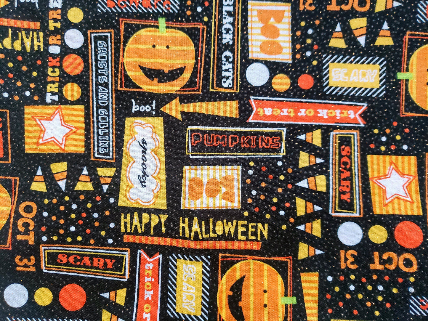 Halloween Themed Clip on Dog Bandana With Buckle Pet Cat Bandanna Handmade to Order