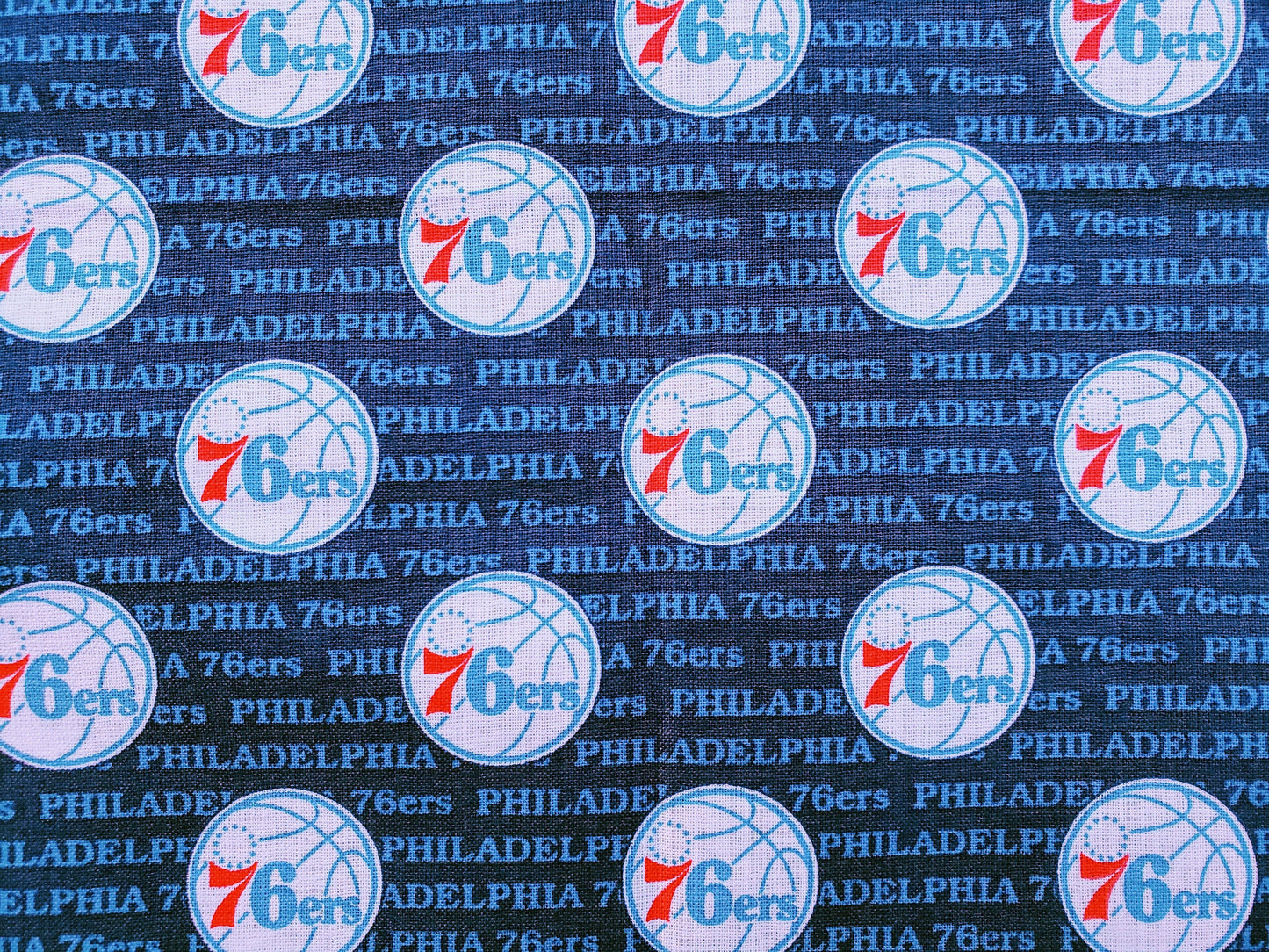 Clip on Dog Bandana With Buckle Pet Cat Bandanna Scarf PHILADELPHIA 76ERS basketball nba Print Handmade to Order