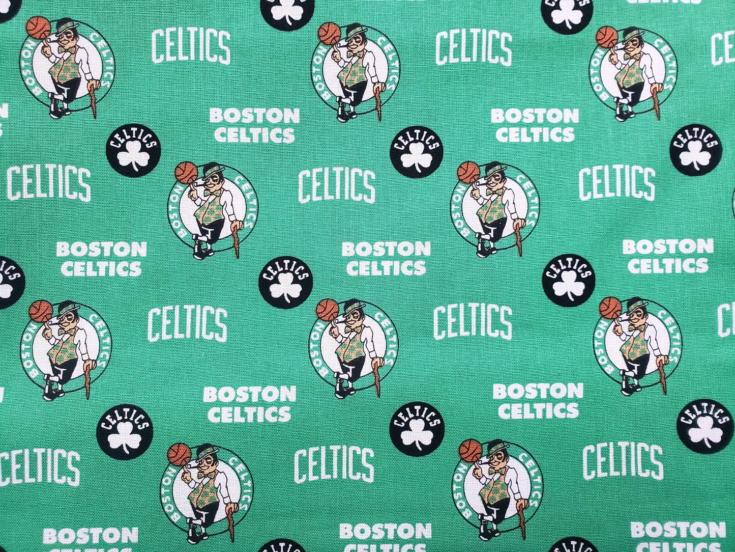 Clip on Dog Bandana With Buckle Pet Cat Bandanna Scarf BOSTON CELTICS basketball nba Print Handmade to Order