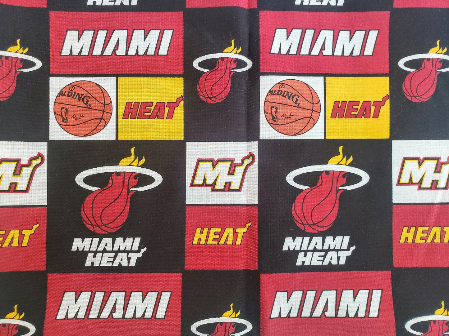 MIAMI HEAT Basketball nba Clip on Dog Bandana With Buckle Pet Cat Bandanna Scarf Handmade to Order
