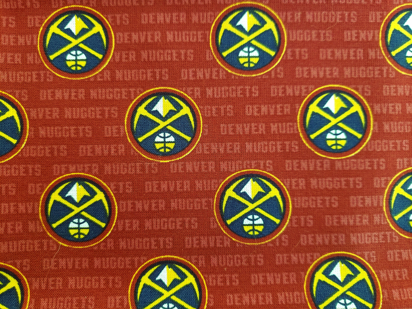Clip on Dog Bandana With Buckle Pet Cat Bandanna Scarf DENVER NUGGETS Basketball nba Handmade to Order