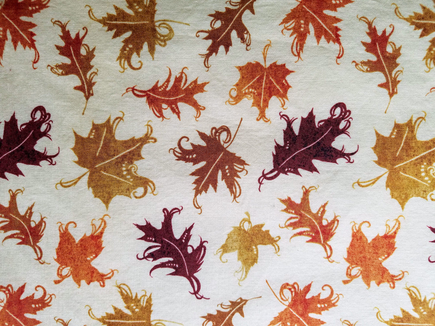 Falling Leaves Autumn Thanksgiving Fall Clip on Dog Bandana With Buckle Pet Cat Bandanna Handmade to Order