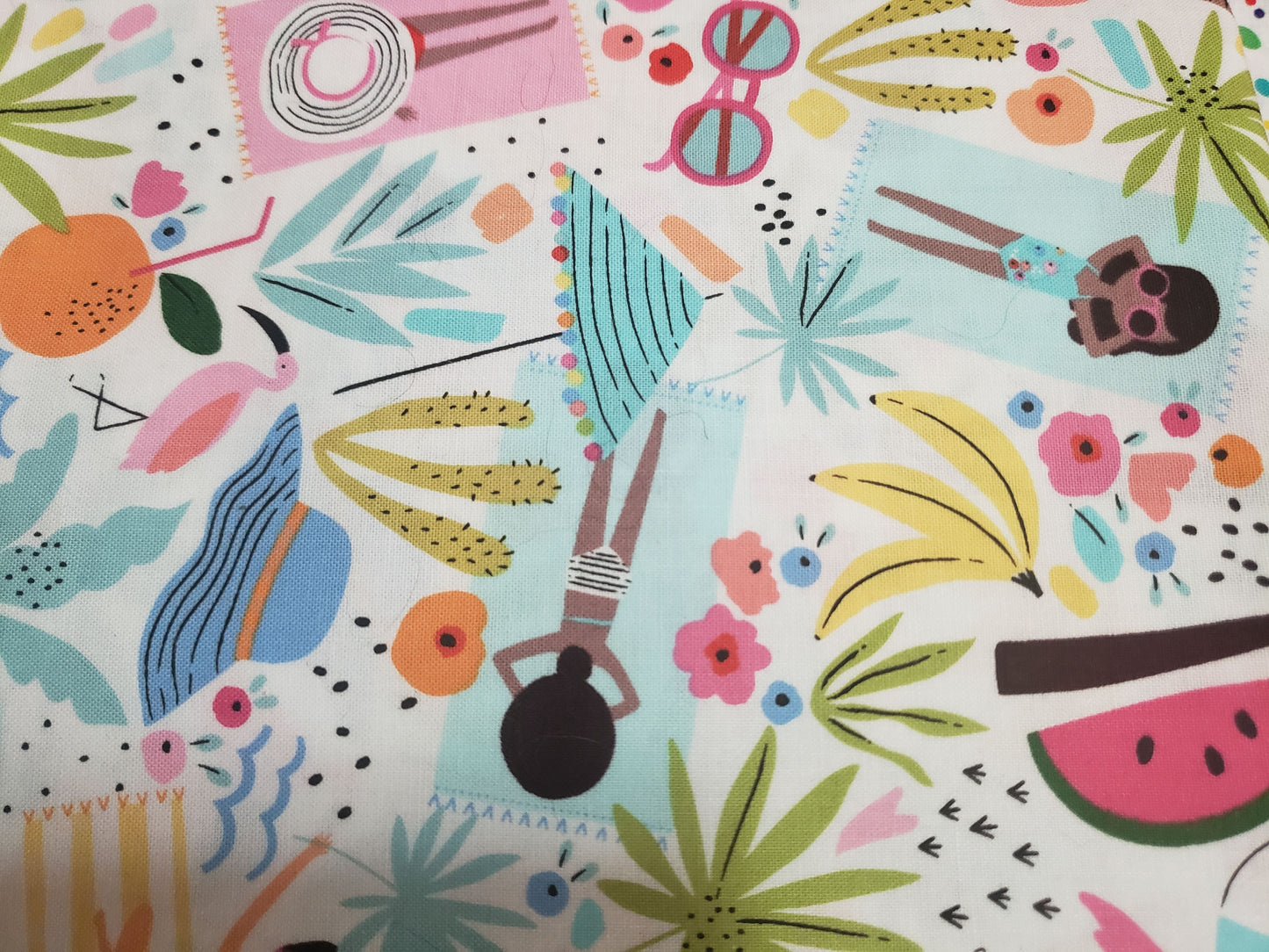 Clip on Dog Bandana With Buckle Pet Cat Bandanna Tropical Beach Girls Ocean Handmade to Order
