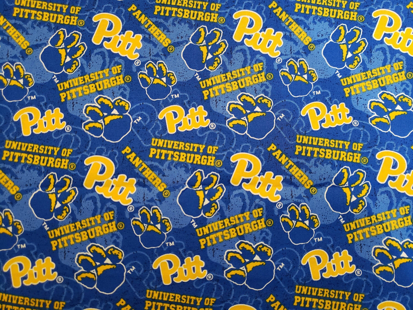 University of Pittsburgh Panthers Clip on Dog Bandana With Buckle Pet Cat Bandanna Scarf ncaa Handmade to Order