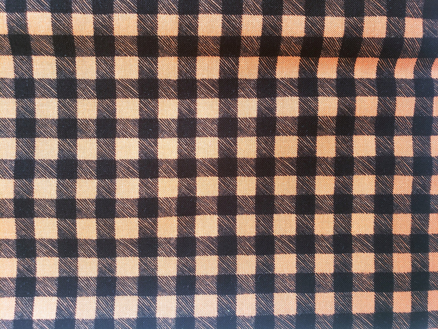 Clip on Dog Bandana With Buckle Pet Cat Bandanna Scarf Orange & Black Plaid Fall Autumn Halloween Thanksgiving Handmade to Order